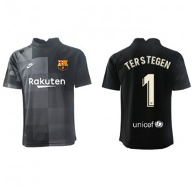 Fußballtrikots FC Barcelona Torwart Ter Stegen 1 2021-2022 Kurzarm Auswärts-trikot kaufen